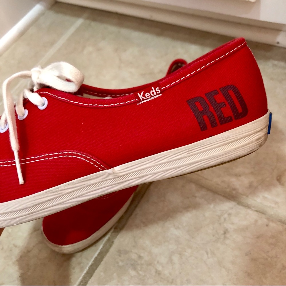 Taylor Swift RED Keds sneakers